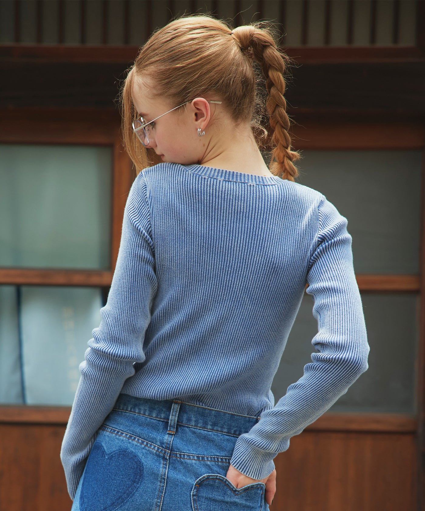 MADISONBLUE - マディソンブルー ストーンウォッシュルーズクルーネックプルオーバー ニット MADISONBLUE(マディソンブルー)のSTONE WASH LOOSE CREW NECK PO