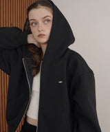 【4月上旬予約商品】ロゴプレート付きジップパーカー