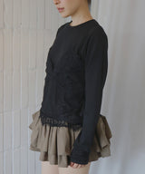レースドッキングTシャツ