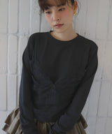 レースドッキングTシャツ