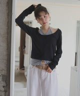 【8月中旬予約商品】2WAYレイヤードセットTシャツ