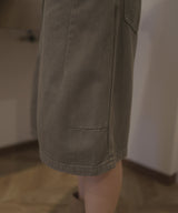 【7月中旬予約商品】ハーフワイドデニムパンツ