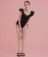 2WAYフリルオフショルサイドリボンスイムウェア