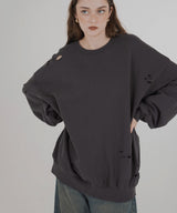 オーバーサイズダメージスウェット