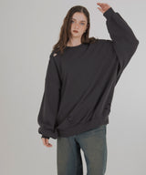 オーバーサイズダメージスウェット