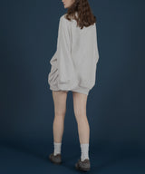 オーバーサイズダメージスウェット