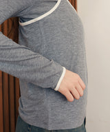 バイカラーロンTキャミセット