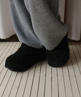 【12月上旬お届け商品】ボアボリュームソールサボサンダル