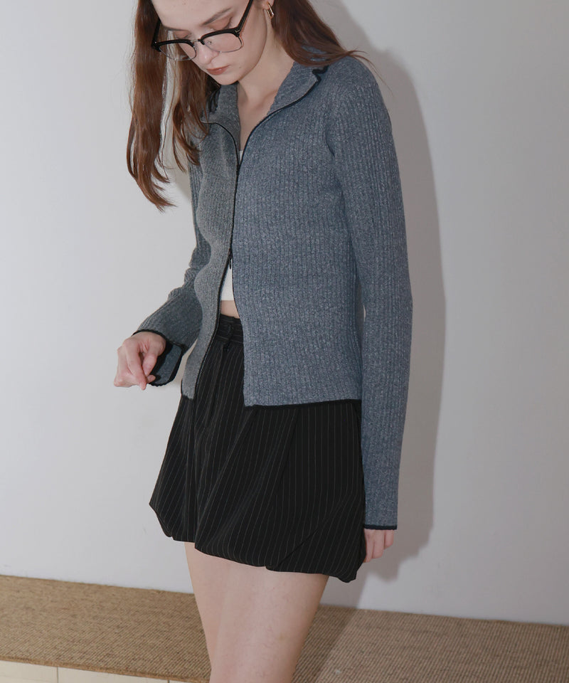 【12月上旬お届け商品】ストライプバルーンスカート