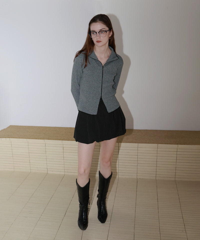 【12月上旬お届け商品】ストライプバルーンスカート