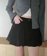 【12月上旬お届け商品】ストライプバルーンスカート