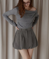 【12月上旬お届け商品】ストライプバルーンスカート