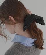 ストライプスクエアシュシュ