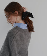 ストライプスクエアシュシュ