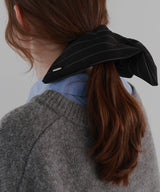 ストライプスクエアシュシュ