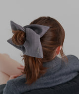 ストライプスクエアシュシュ