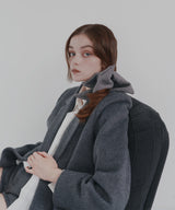 ストライプスクエアシュシュ