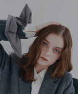 ストライプスクエアシュシュ