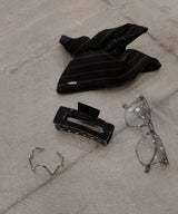 バイカラースクエアヘアクリップ