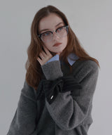 サーモントメガネ/ハーフフレームメガネ