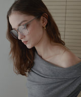 サーモントメガネ/ハーフフレームメガネ