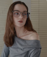 サーモントメガネ/ハーフフレームメガネ