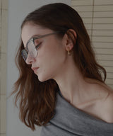 サーモントメガネ/ハーフフレームメガネ