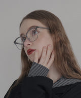 サーモントメガネ/ハーフフレームメガネ