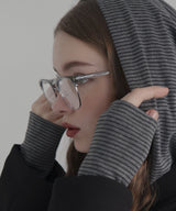 サーモントメガネ/ハーフフレームメガネ