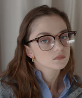 サーモントメガネ/ハーフフレームメガネ