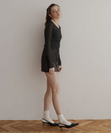 カップ付きシアーTシャツ