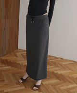 【4月中旬予約商品】ボーダーロングスカート