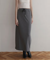 【4月中旬予約商品】ボーダーロングスカート