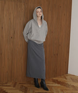 【4月中旬予約商品】ボーダーロングスカート