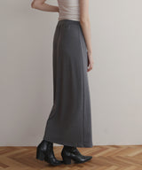 【4月中旬予約商品】ボーダーロングスカート