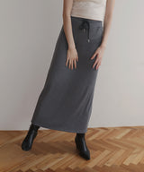 【4月中旬予約商品】ボーダーロングスカート