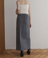 【4月中旬予約商品】ボーダーロングスカート