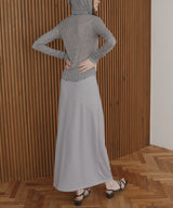 【4月中旬予約商品】ボーダーロングスカート