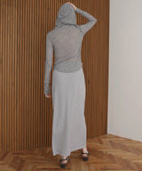 【4月中旬予約商品】ボーダーロングスカート