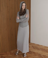 【4月中旬予約商品】ボーダーロングスカート