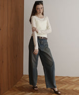 カップ付きシアーTシャツ