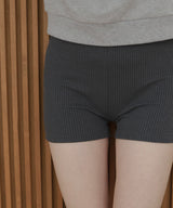カットリブショートパンツ