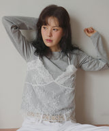 レースドッキングTシャツ