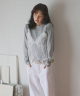 レースドッキングTシャツ