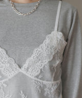 レースドッキングTシャツ