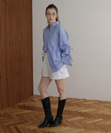 【4月上旬予約商品】ロゴプレート付きショートパンツ