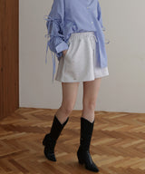 【4月上旬予約商品】ロゴプレート付きショートパンツ