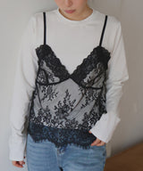 レースドッキングTシャツ