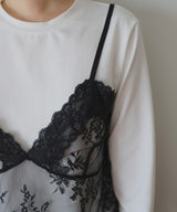 レースドッキングTシャツ