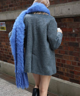 モヘアタッチシャギーボリュームフリンジカラーマフラー